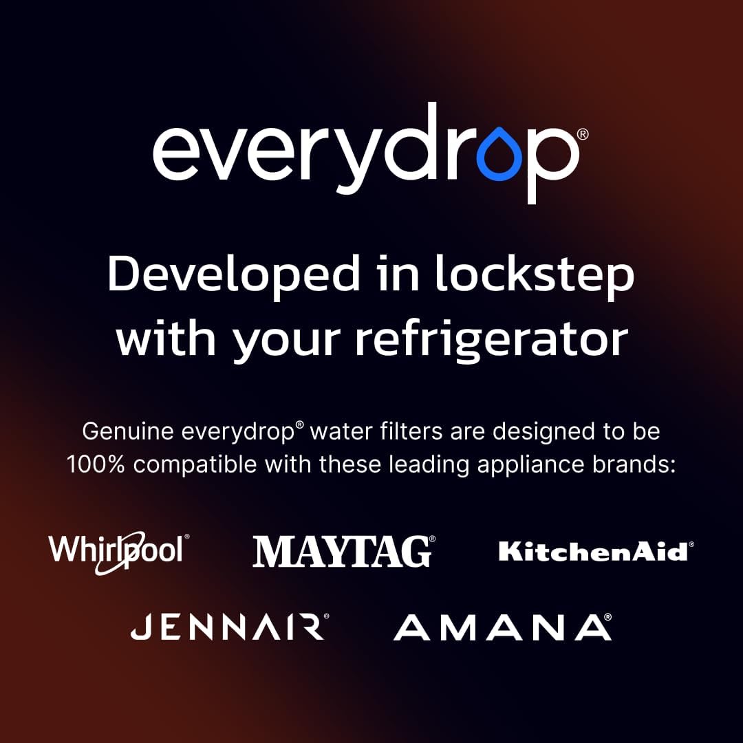 Everydrop by Whirlpool Ice & Water Filter 2 EDR2RXD1, Orange