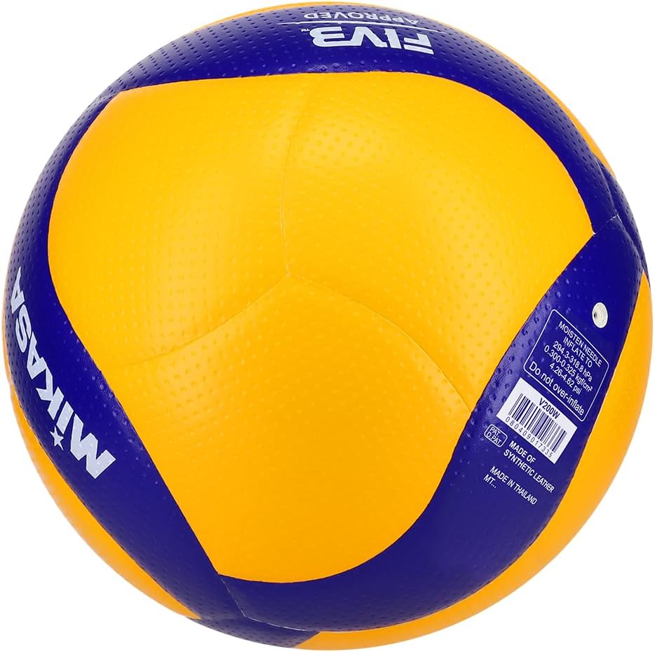 Mikasa V200W Volleyball, Yellow & Blue