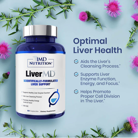 1MD Nutrition LiverMD – 60 Capsules (2-Pack)