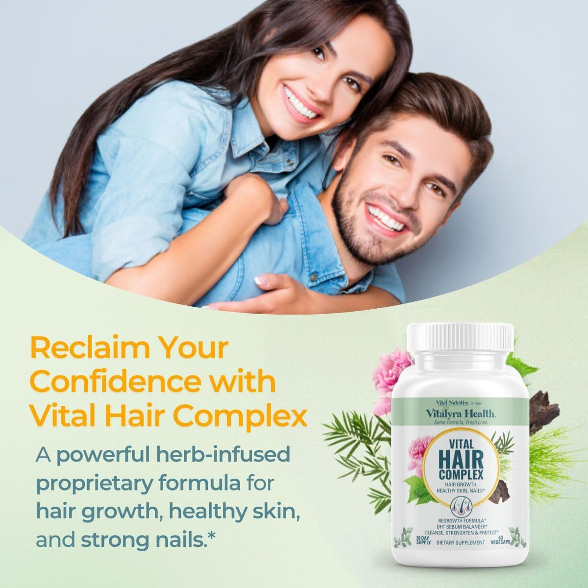 VITAL NUTRITIVE Biotin Hair Growth – Hair, Skin & Nails
