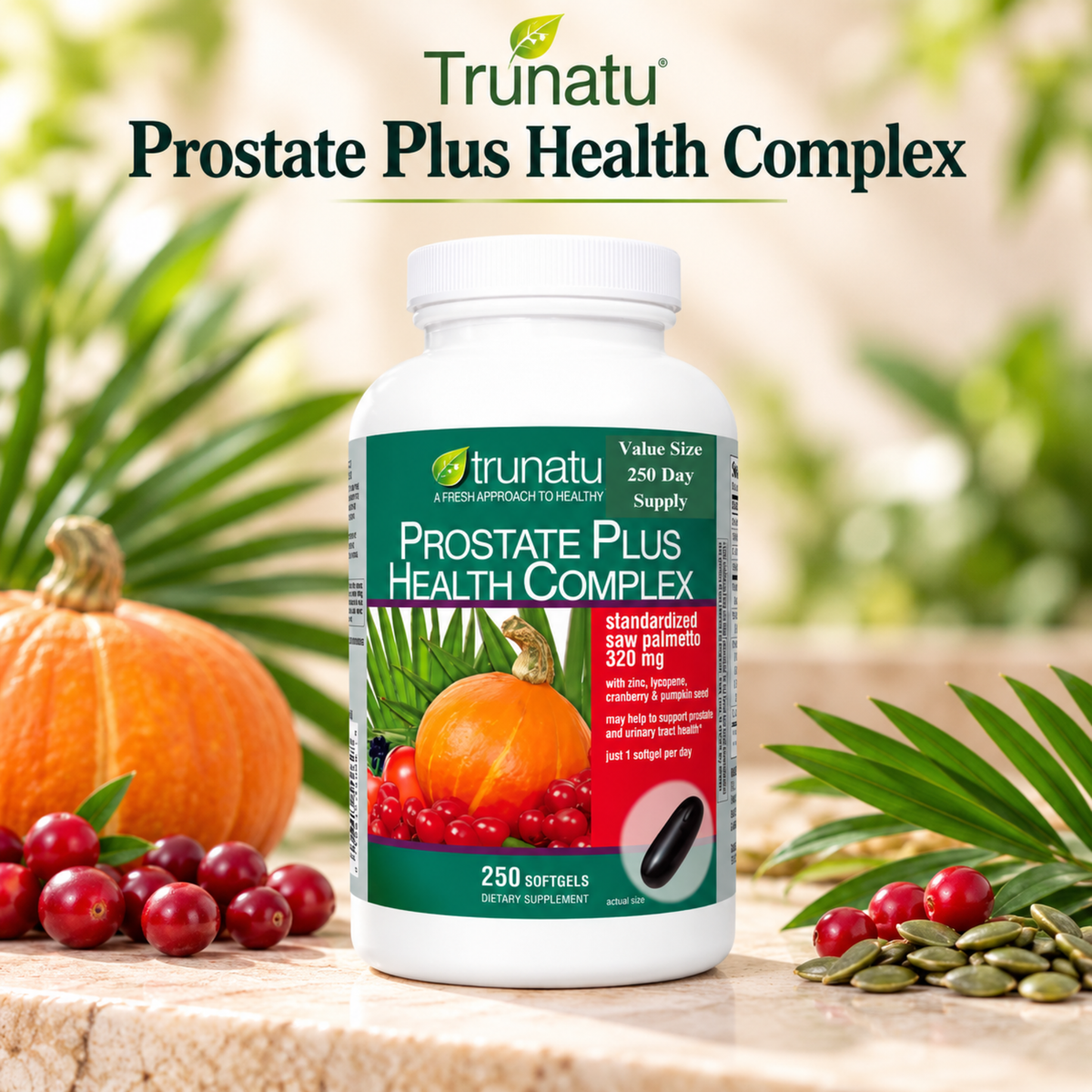 Saw Palmetto Prostate Health Complex – 250 Softgels