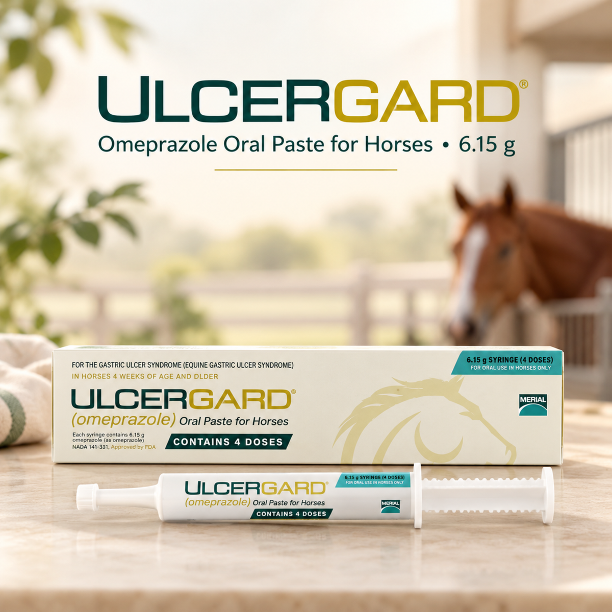 UlcerGard Omeprazole Oral Paste Syringe 6.15 g