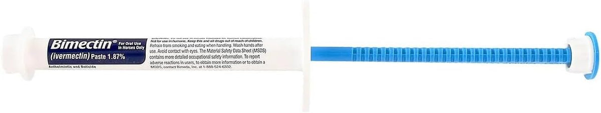 Bimectin Ivermectin 1.87% Horse Wormer Paste, 6 Doses