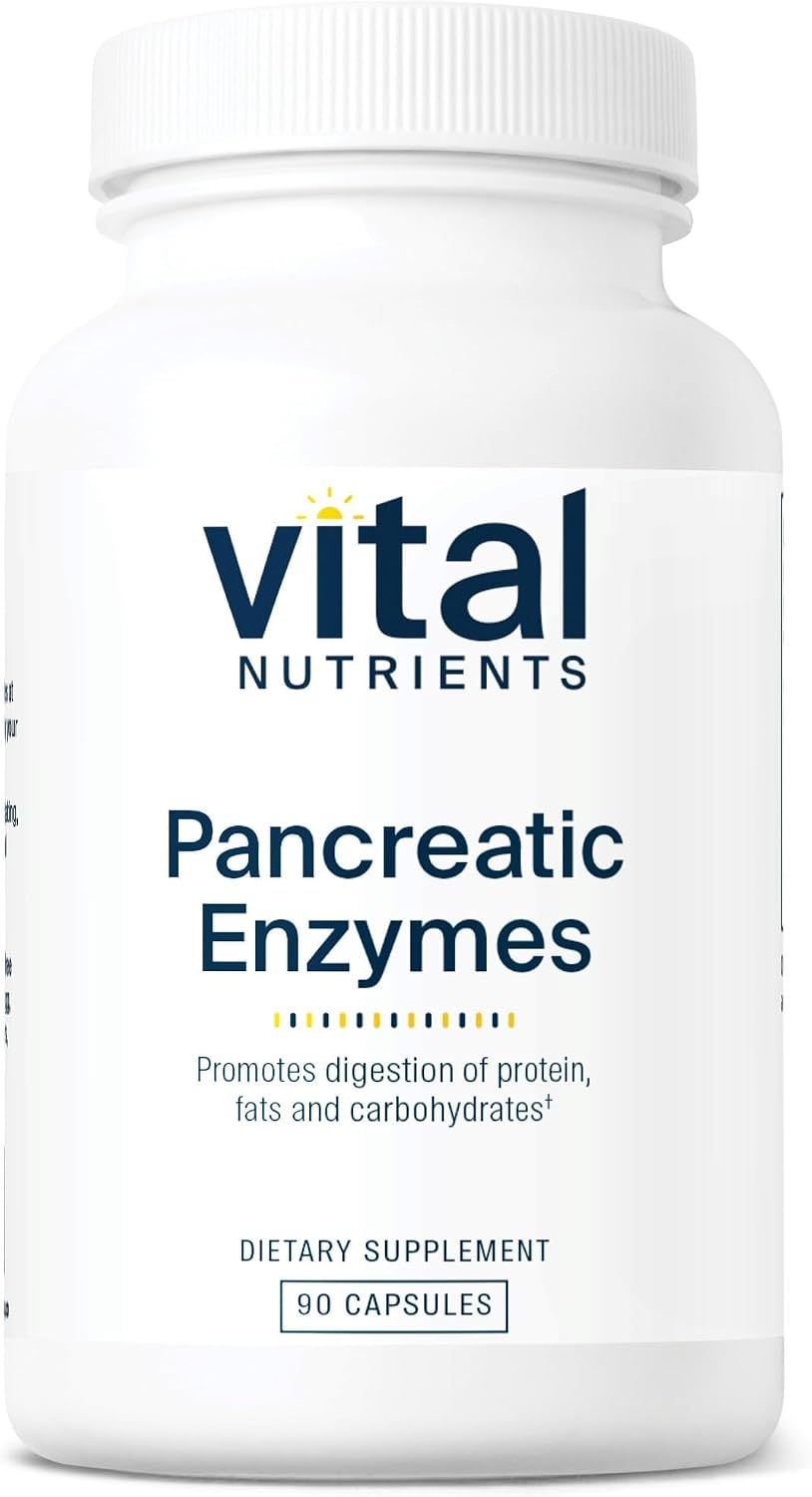 Vital Nutrients Pancreatic Enzymes 1,000 mg 90 Capsules