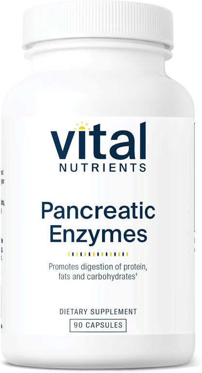 Vital Nutrients Pancreatic Enzymes 1,000 mg 90 Capsules