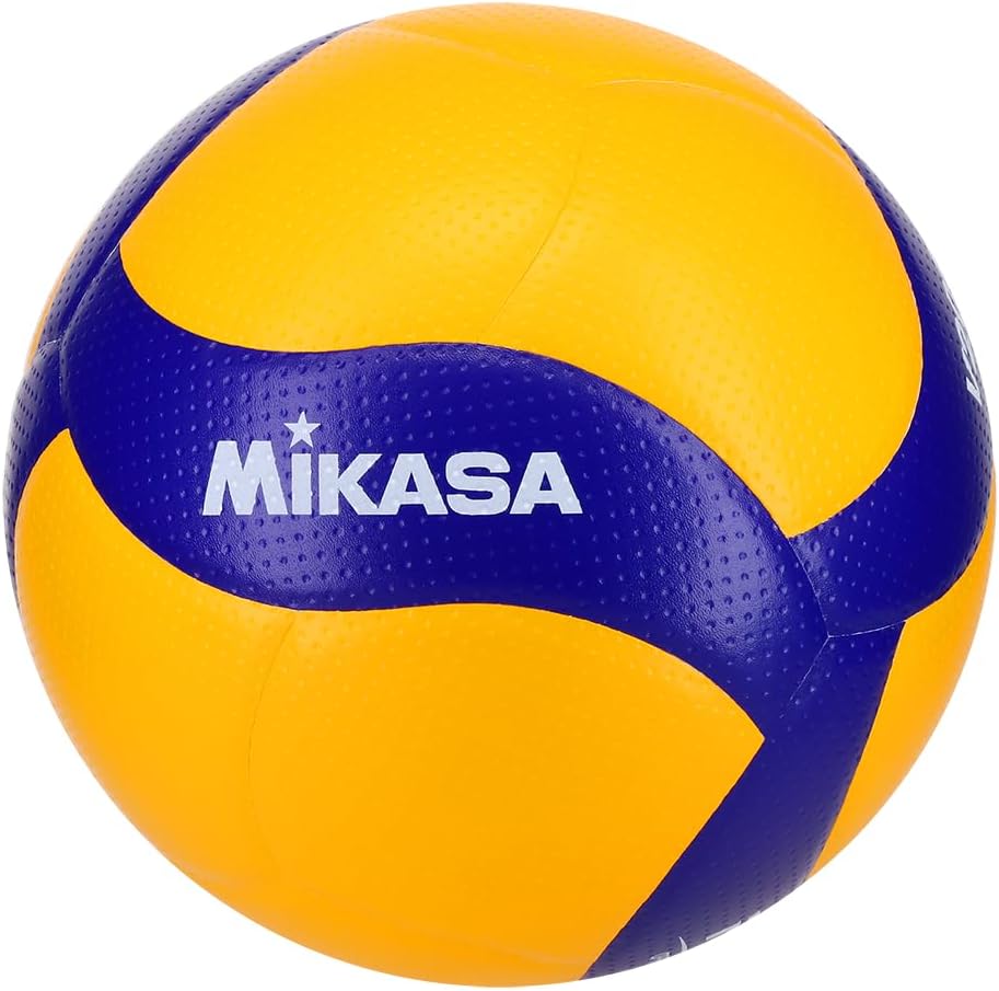 Mikasa V200W Volleyball, Yellow & Blue