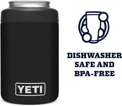 YETI Rambler Colster Can Insulator – Black, 12 oz