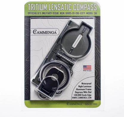 Cammenga Military Tritium Lensatic Compass with Pouch