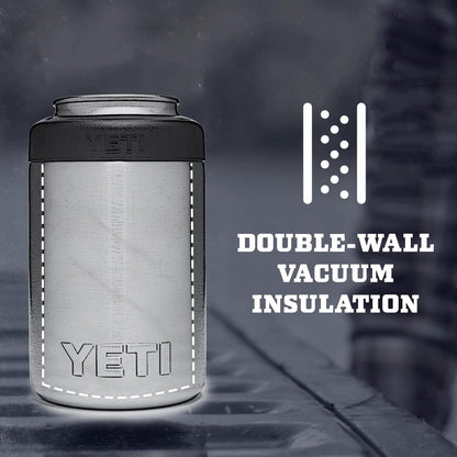 YETI Rambler Colster Can Insulator – Black, 12 oz