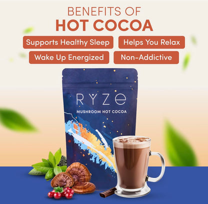RYZE Day + Night Bundle – Mushroom Coffee & Hot Cocoa