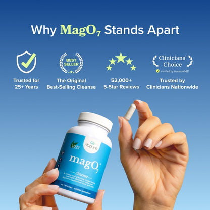 nbpure MagO7 Natural Colon Cleanse & Detox – 30 Capsules