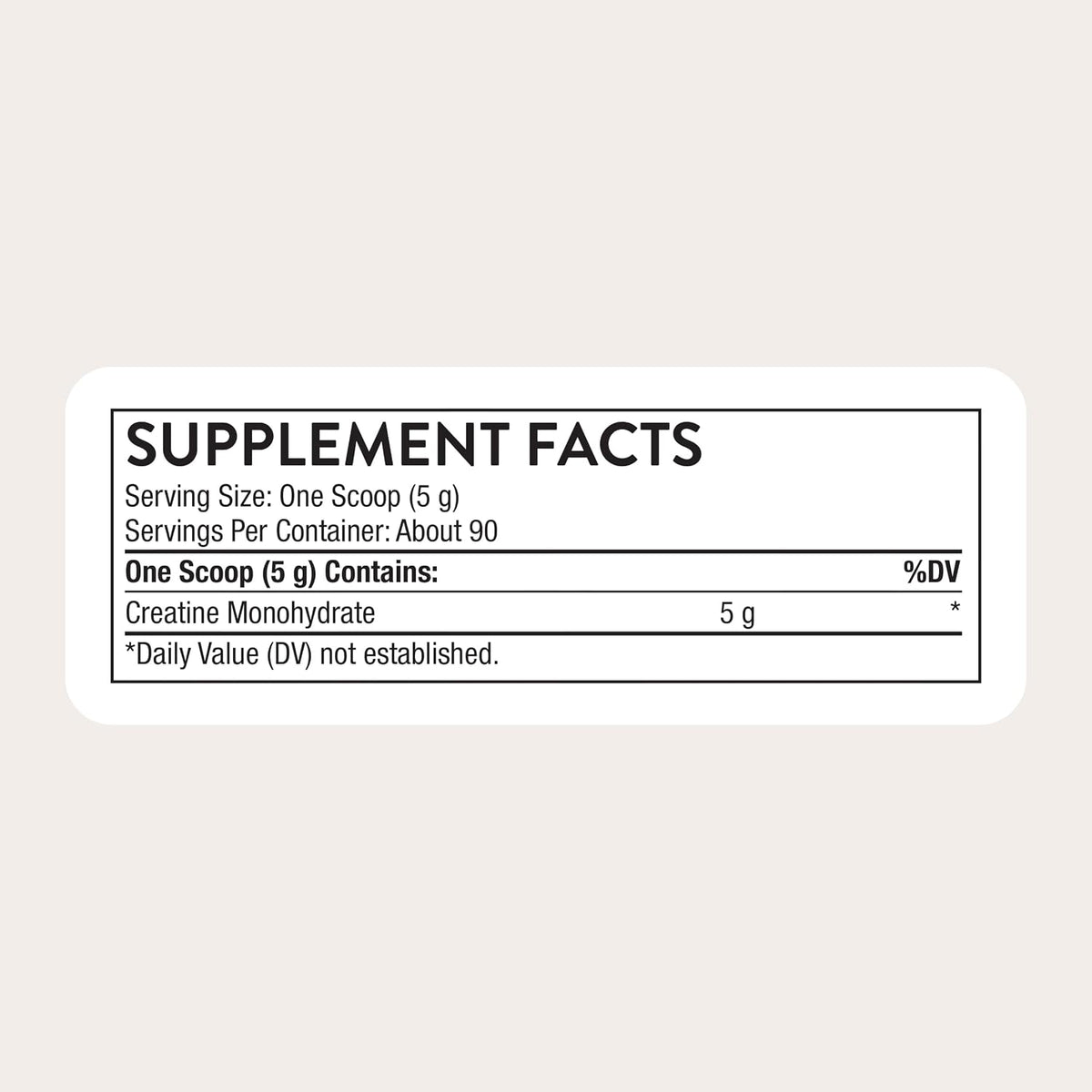 THORNE Creatine Monohydrate Powder – 90 Servings