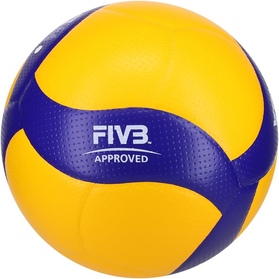 Mikasa V200W Volleyball, Yellow & Blue