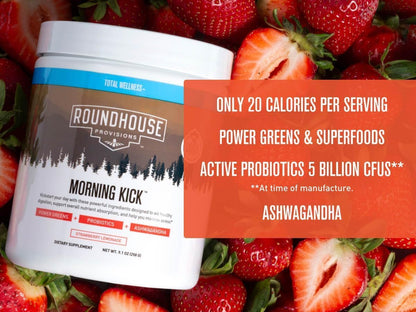 Morning Kick Greens – Strawberry Lemonade