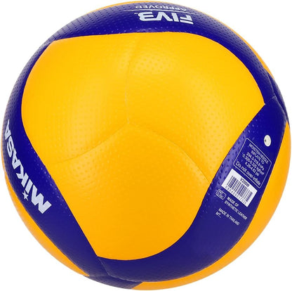 Mikasa V200W Volleyball, Yellow & Blue