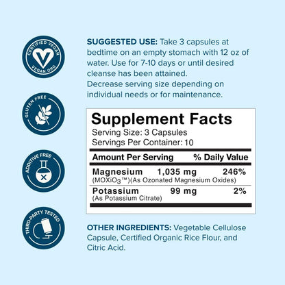 nbpure MagO7 Natural Colon Cleanse & Detox – 30 Capsules