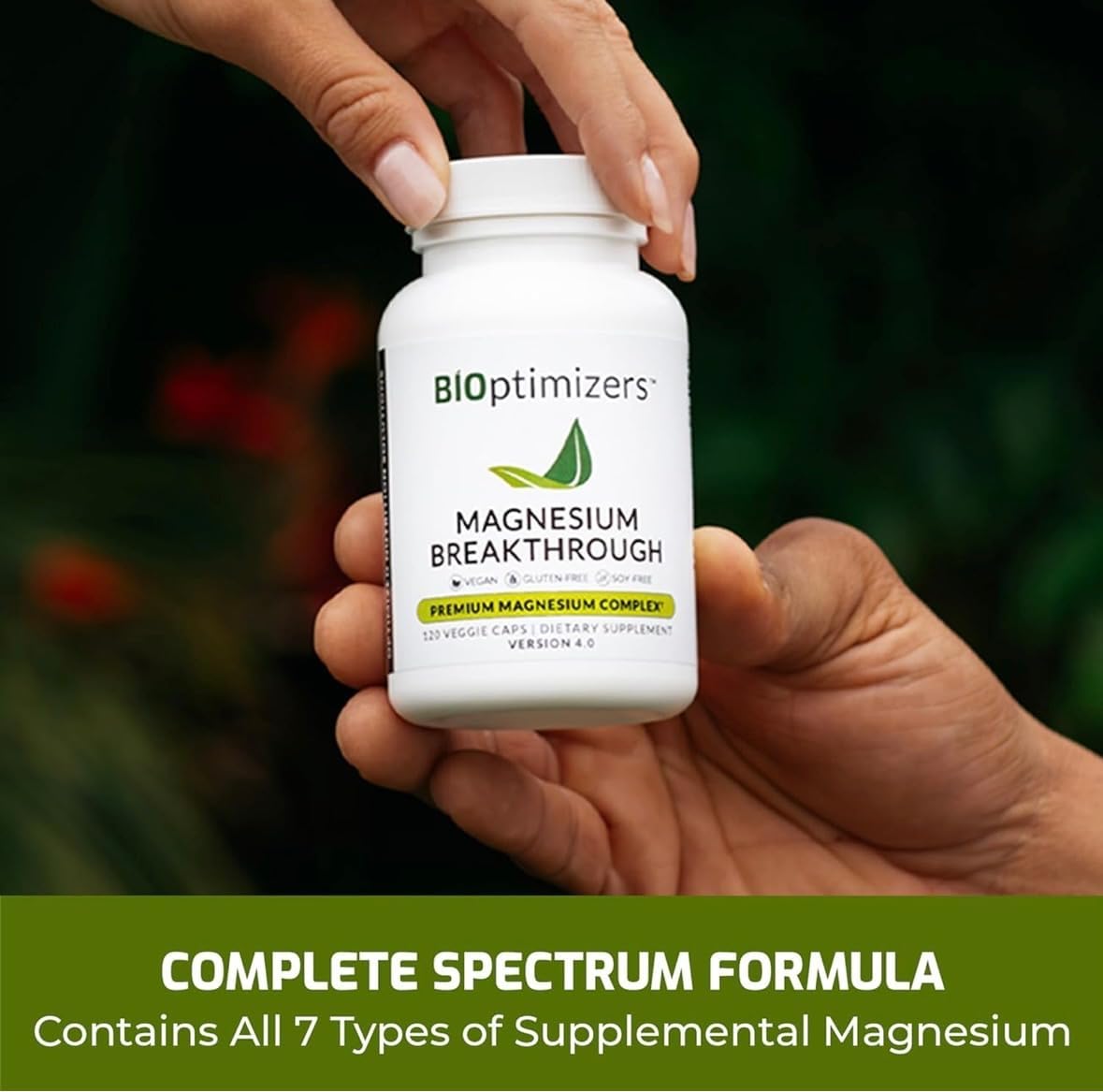 BIOptimizers Magnesium Breakthrough 500mg – Sleep & Stress