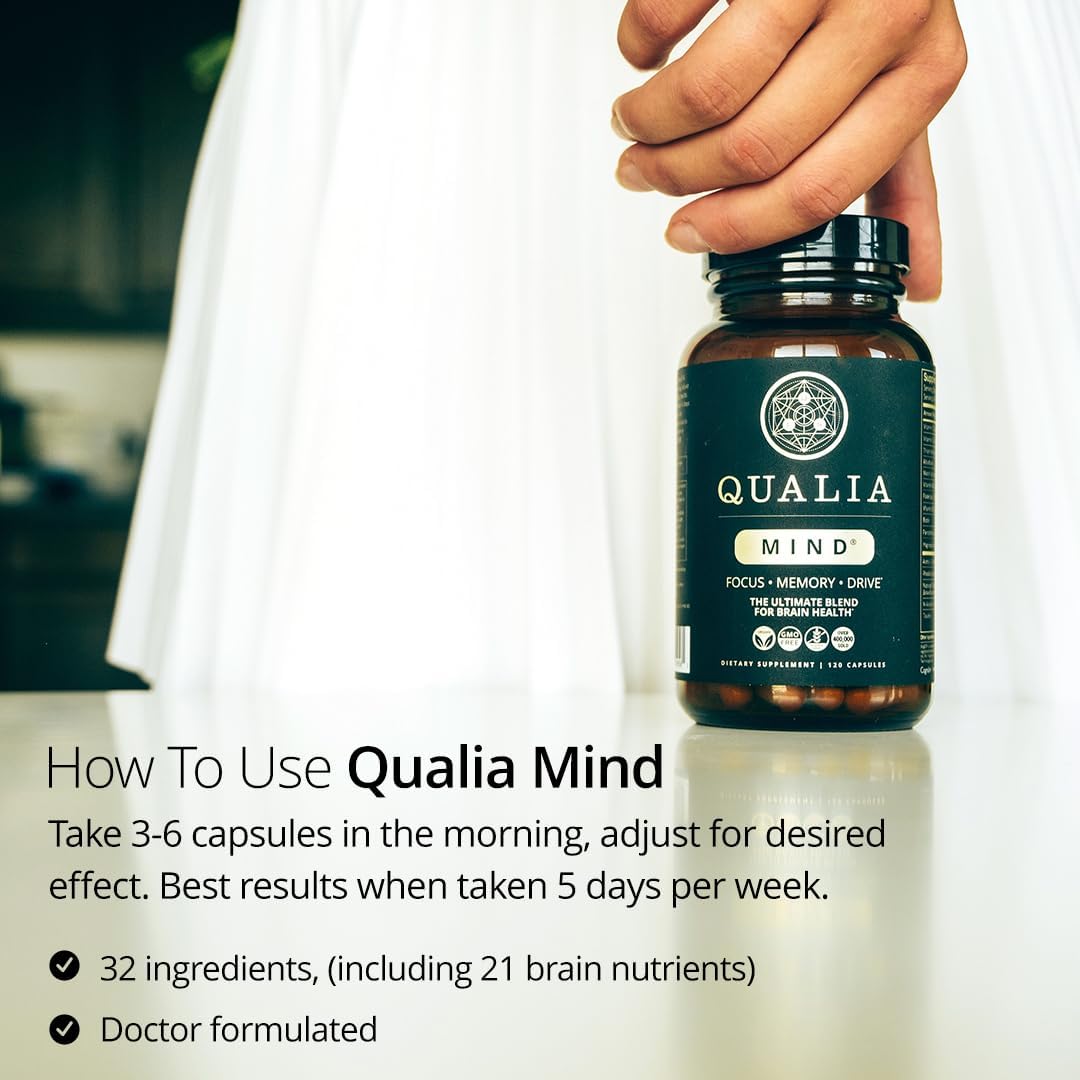Qualia Mind Nootropic Supplement – 120 Capsules