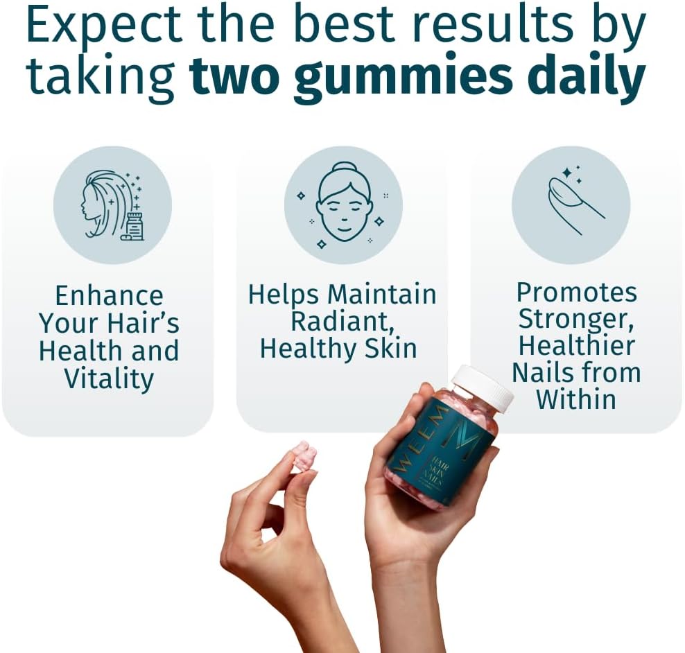 WEEM Hair, Skin & Nails Biotin Gummies
