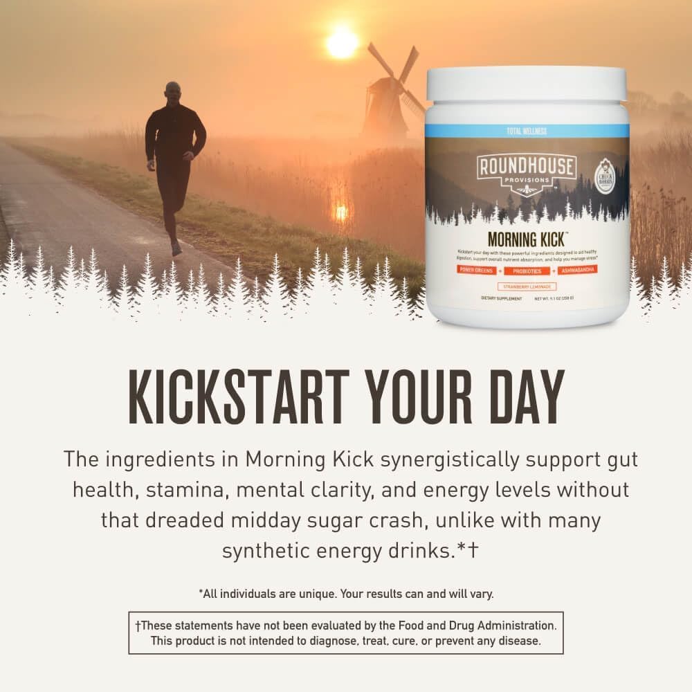 Morning Kick Greens – Strawberry Lemonade