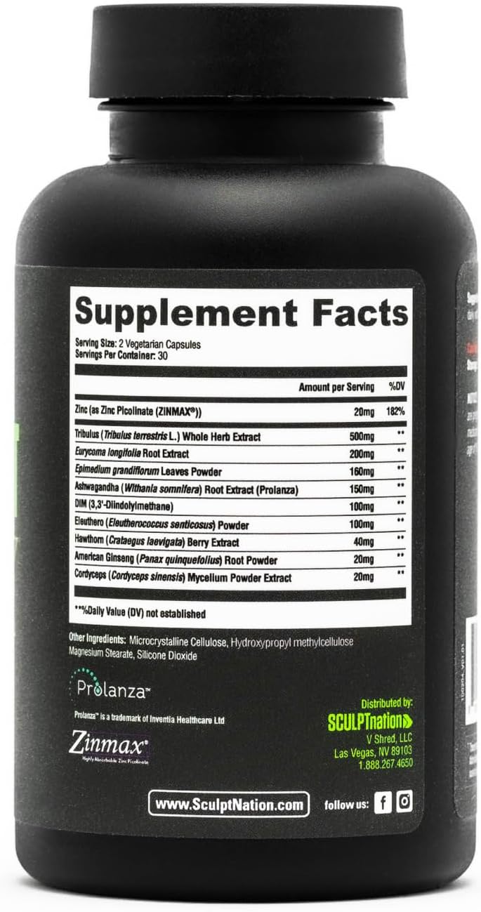 Sculpt Nation Test Boost Max – 60 Capsules