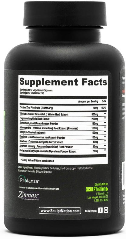 Sculpt Nation Test Boost Max – 60 Capsules
