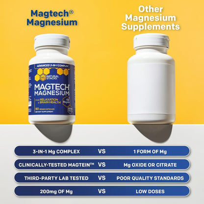 Natural Stacks MagTech Magnesium Complex, 90 Capsules