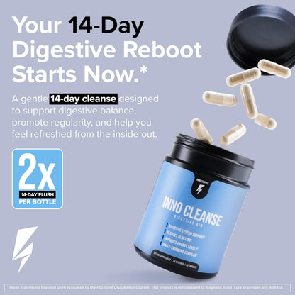 InnoSupps Inno Cleanse 2X – Colon Cleanse & Detox | 8 Week