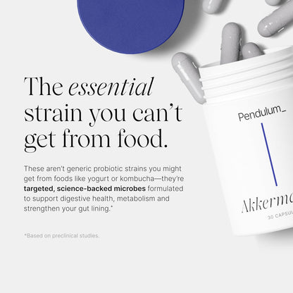 Pendulum Akkermansia Probiotic with Prebiotic Fiber