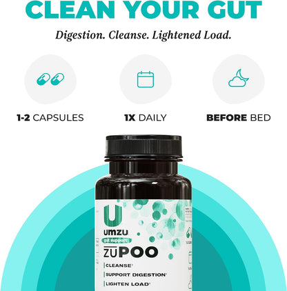 UMZU zuPOO Colon Cleanse – 30 Capsules (2-Pack)