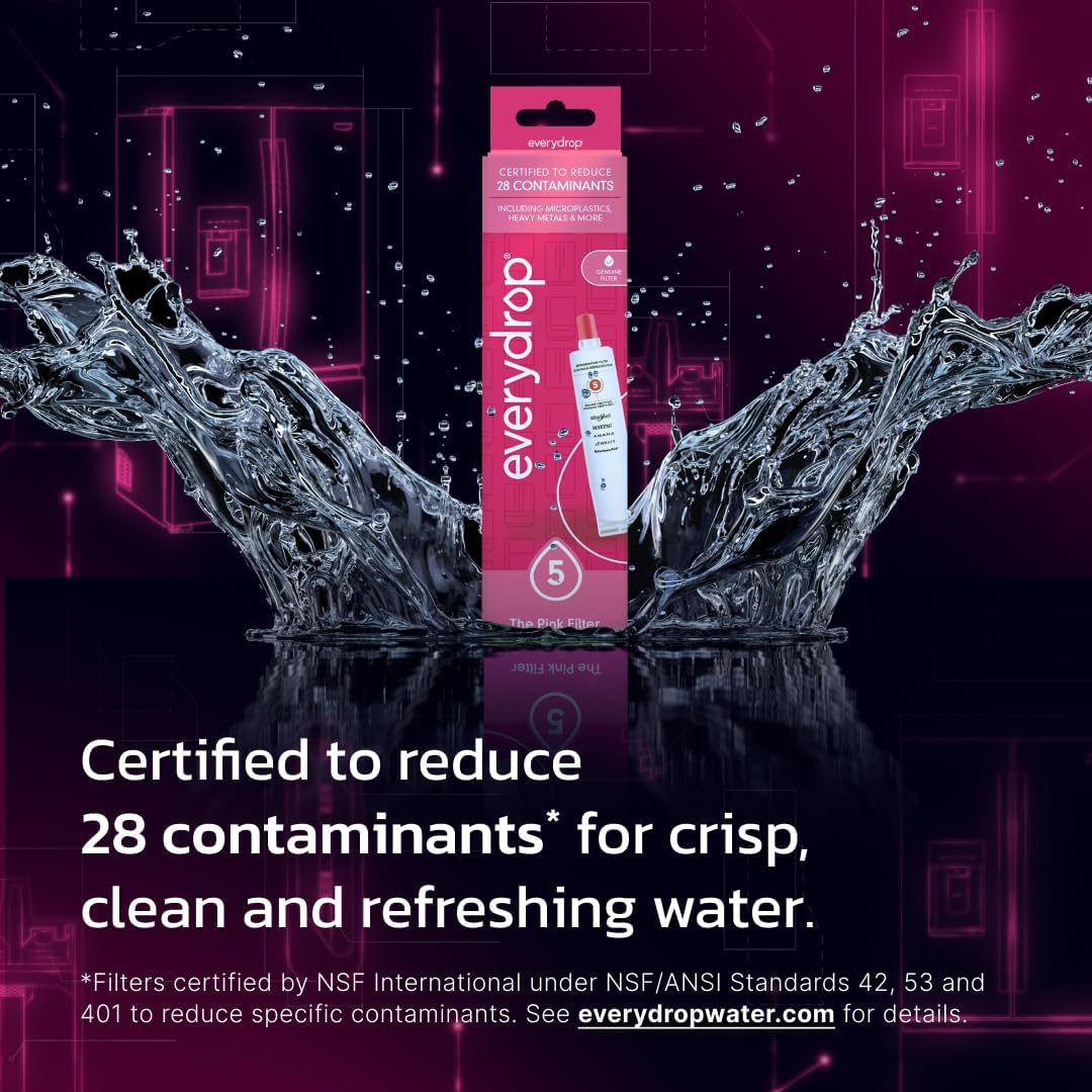 Everydrop by Whirlpool Filter 5 EDR5RXD1, Pink
