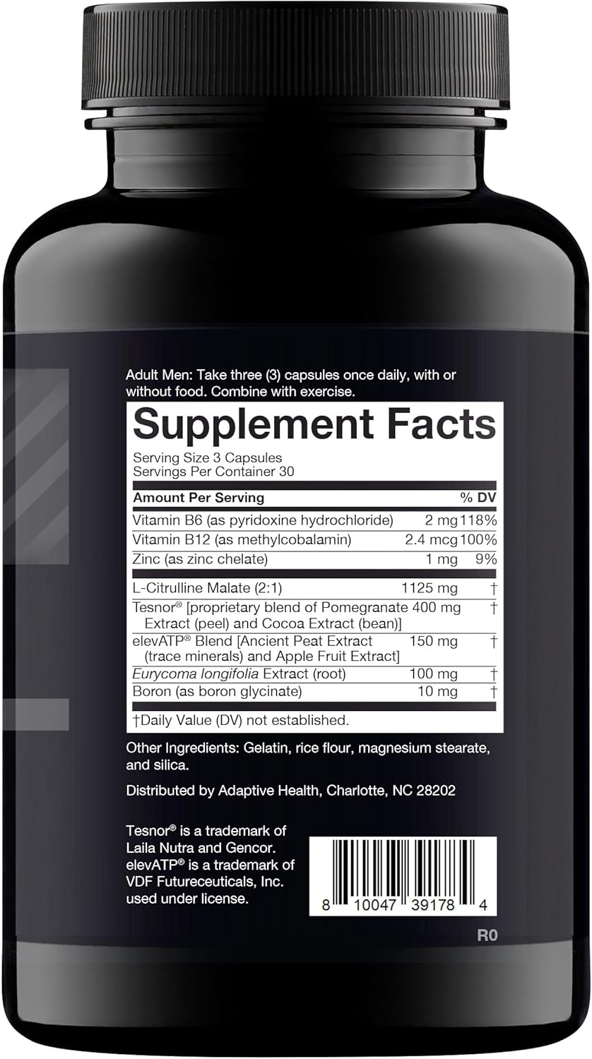 Nugenix Essentials Tongkat Ali & Total-T Testosterone Booster for Men