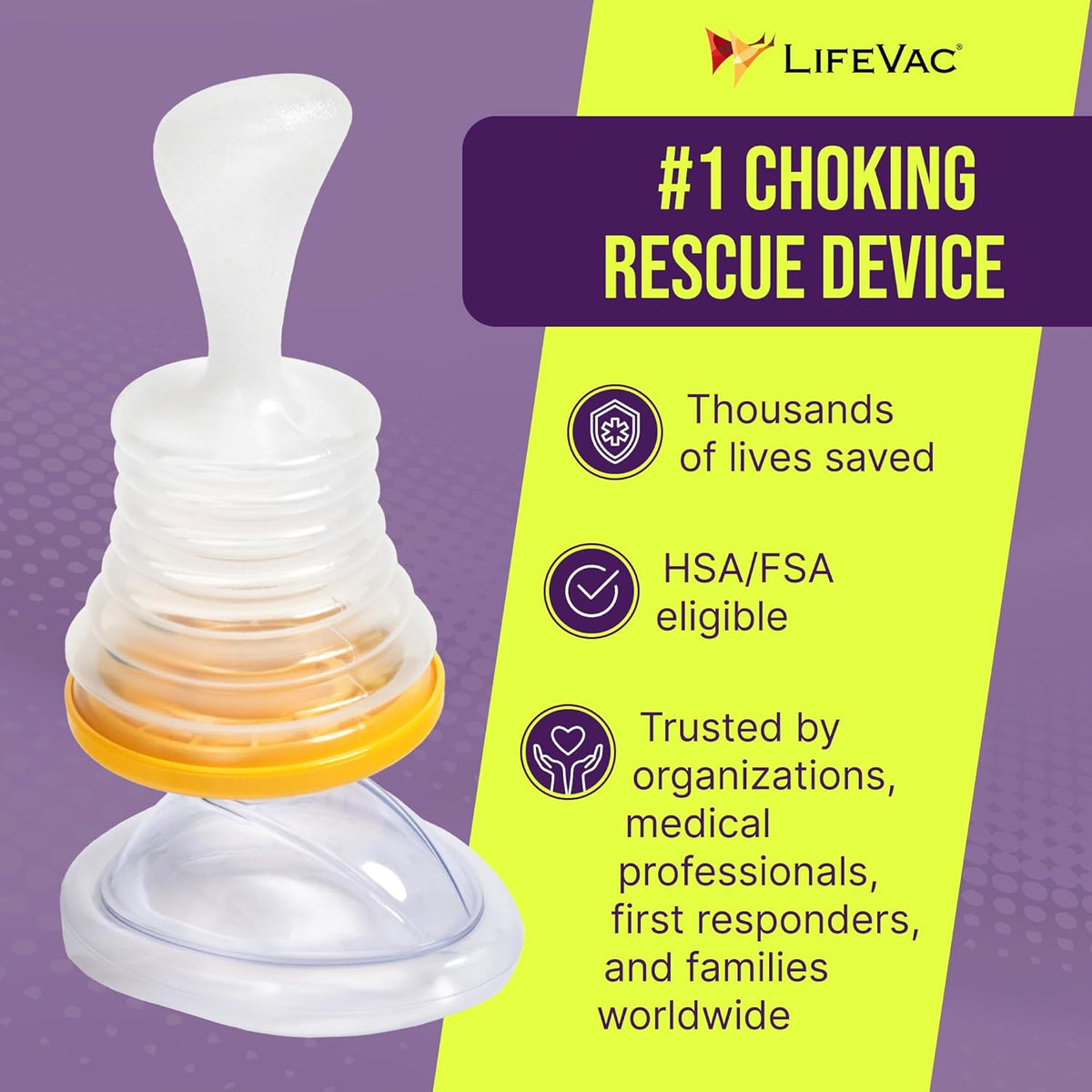 LifeVac Home Kit – Anti-Choking Airway Rescue Device