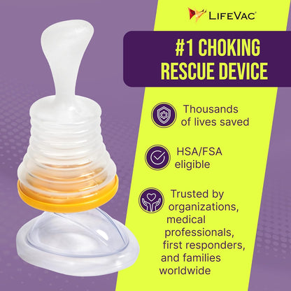 LifeVac Home Kit – Anti-Choking Airway Rescue Device