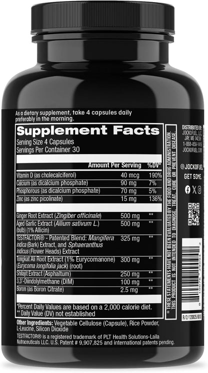 Jocko Fuel Combat Tested 3.0 Test Booster – 120 Capsules