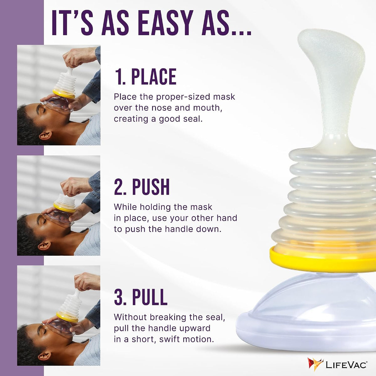 LifeVac Home Kit – Anti-Choking Airway Rescue Device