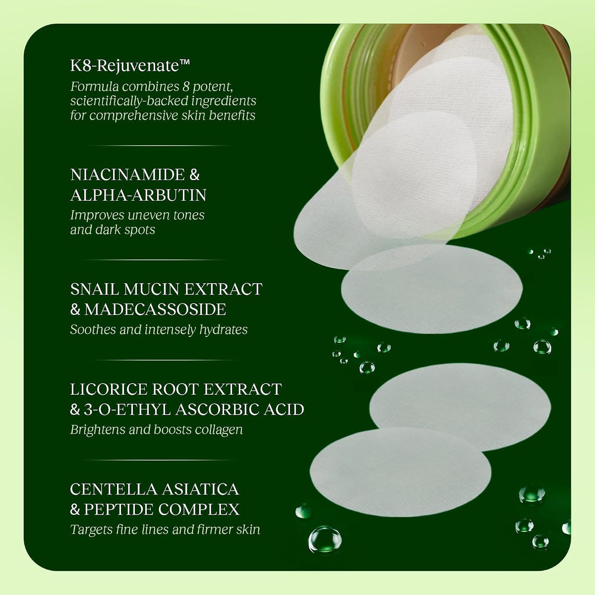 Riyu Toning & Brightening Face Pads – 100 Pads