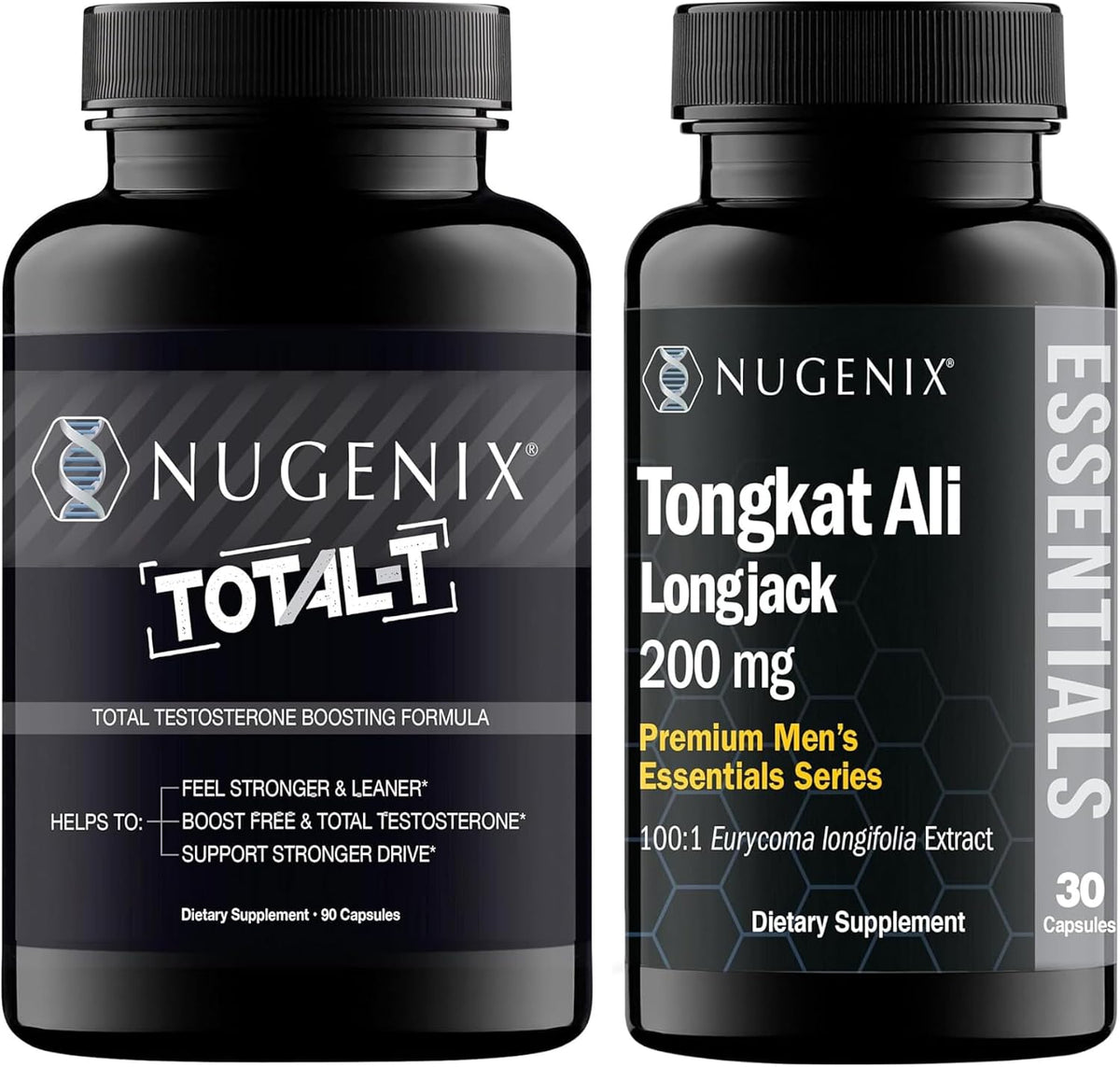 Nugenix Essentials Tongkat Ali & Total-T Testosterone Booster for Men