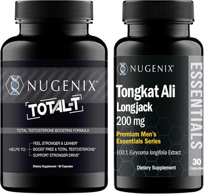 Nugenix Essentials Tongkat Ali & Total-T Testosterone Booster for Men