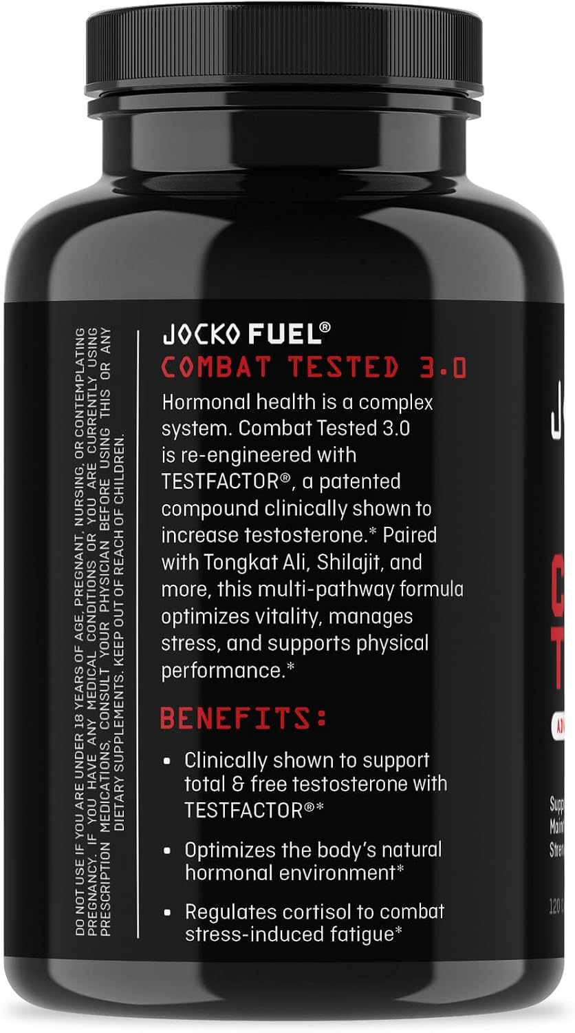 Jocko Fuel Combat Tested 3.0 Test Booster – 120 Capsules