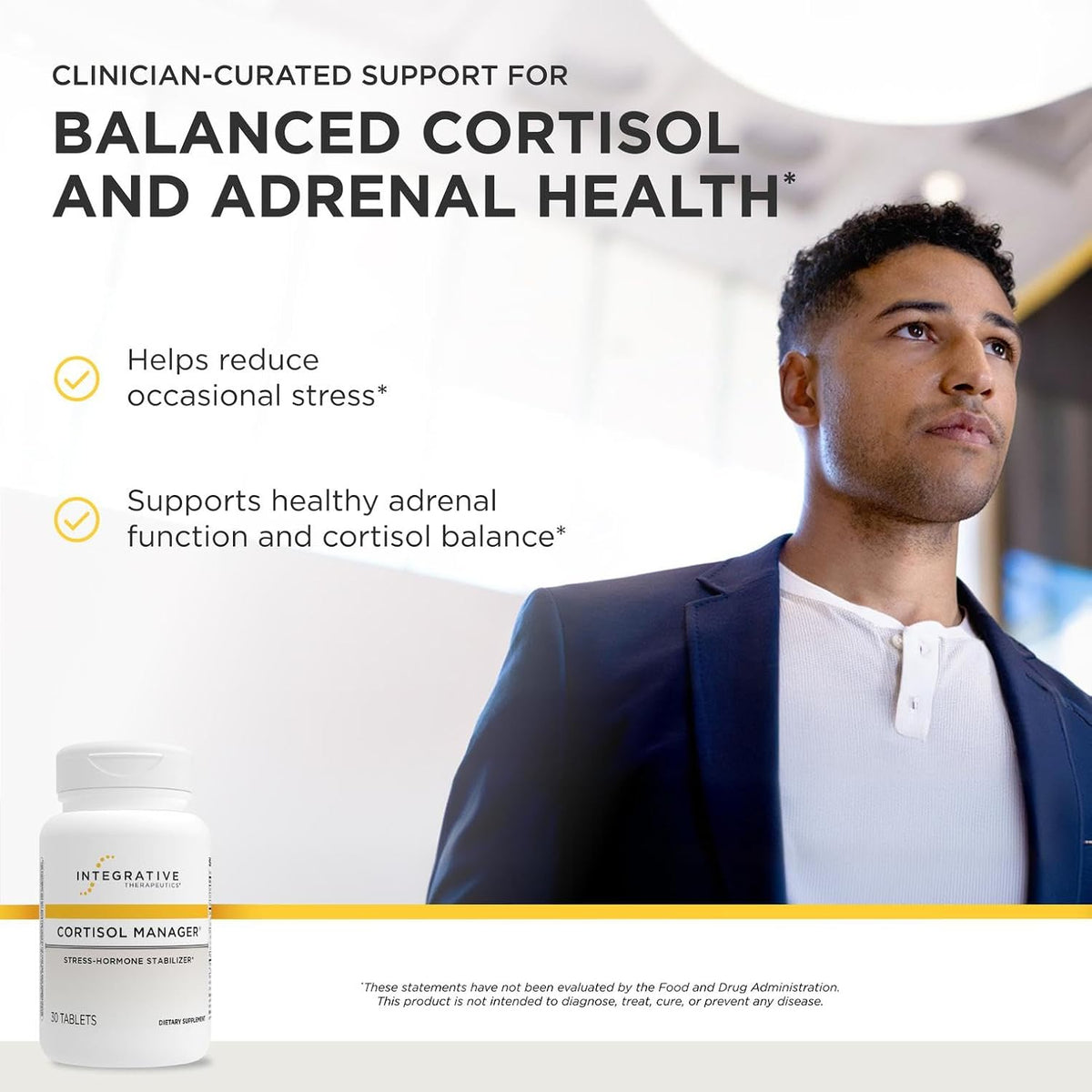 Integrative Therapeutics Cortisol Manager, 30 Tablets