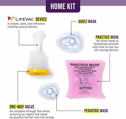 LifeVac Home Kit – Anti-Choking Airway Rescue Device