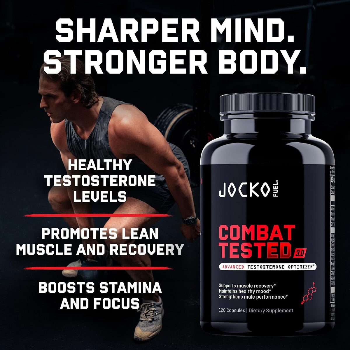 Jocko Fuel Combat Tested 3.0 Test Booster – 120 Capsules