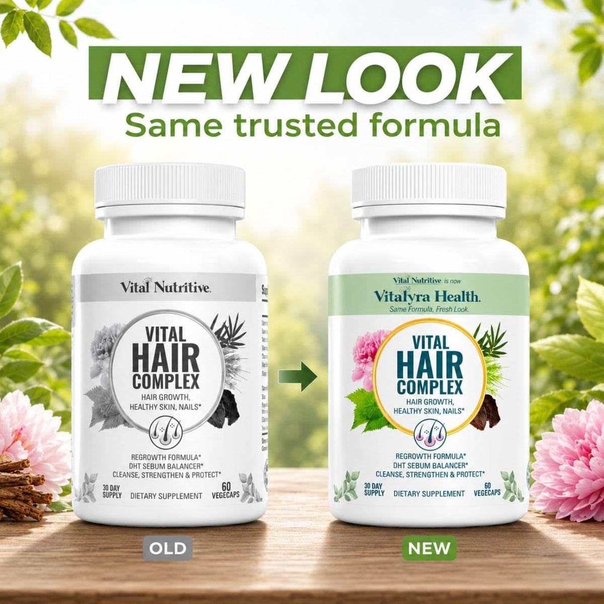VITAL NUTRITIVE Biotin Hair Growth – Hair, Skin & Nails