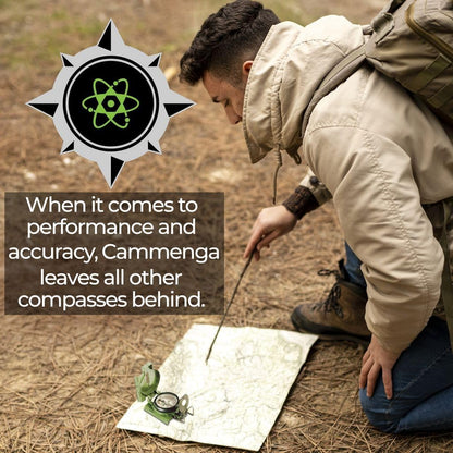 Cammenga Military Tritium Lensatic Compass with Pouch