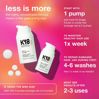 K18 Leave-In Molecular Repair Hair Mask – 50 mL