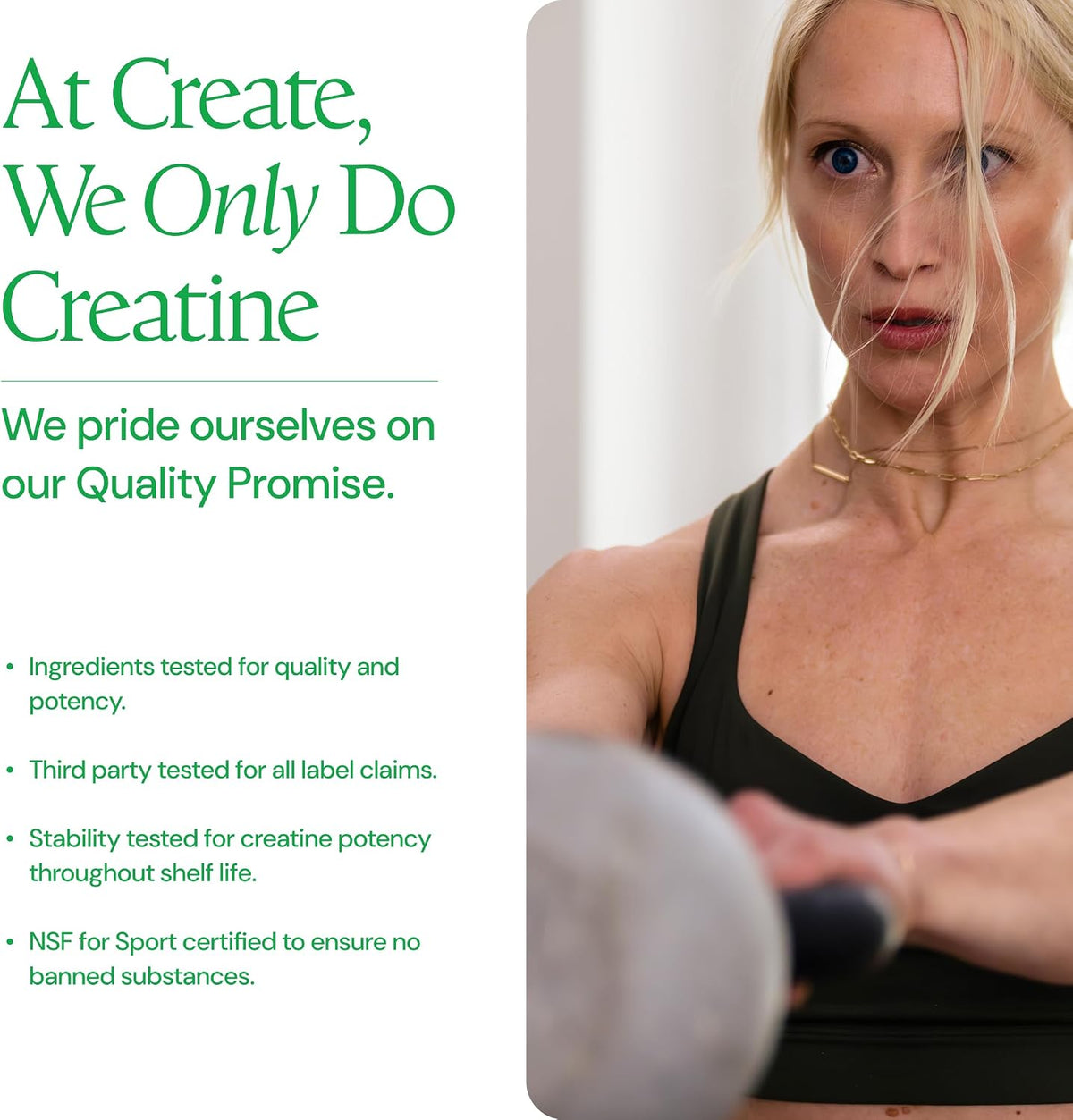 Create Creatine Gummies – Sour Green Apple | 1.5g per Gummy