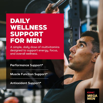 GNC Mega Men Sport Multivitamin – 180 Count