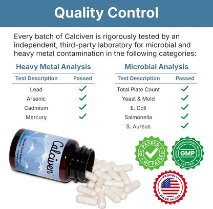 Calciven Natural Bone Support – 30 Capsules