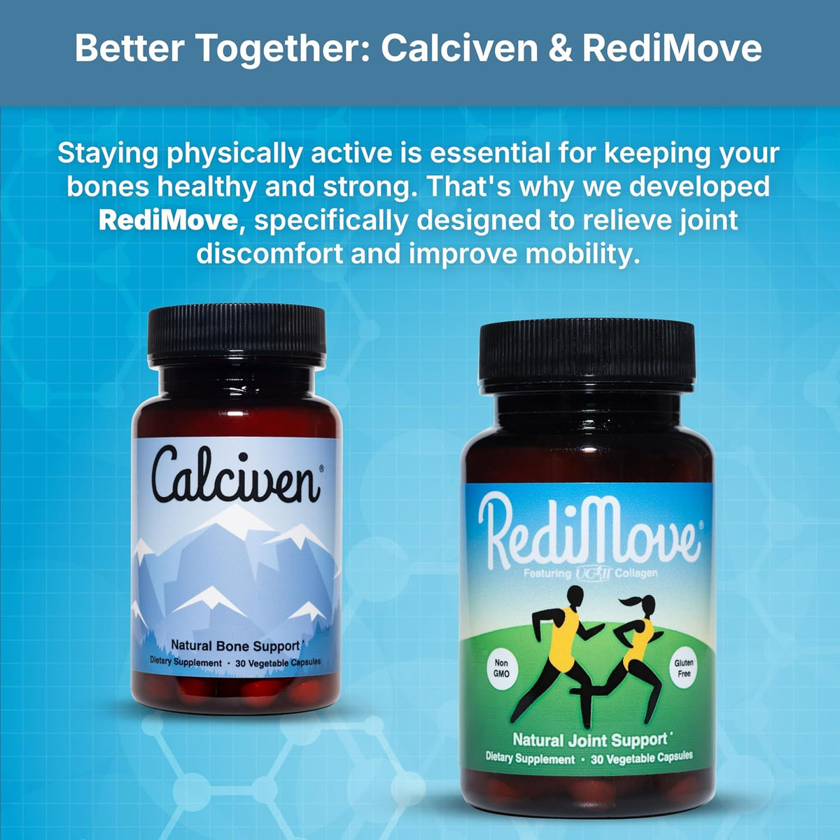 Calciven Natural Bone Support – 30 Capsules